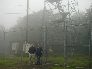 Aaron and Mike at the tower.