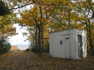 Fall scene from just east of the marker