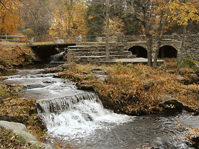 A little waterfall.