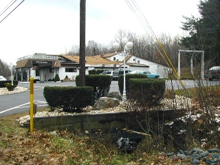 The catch basin and the Inn