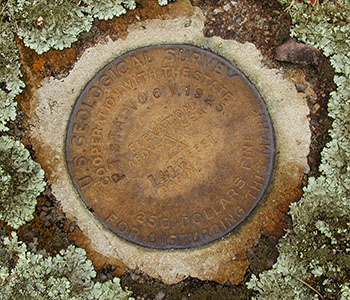 USGS Bench Mark Disk PTS 64