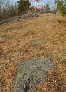 General view of the area at the station mark.