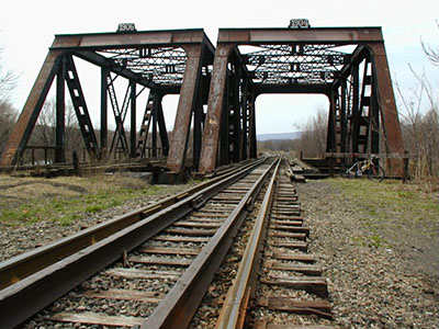 The D&H railroad bridges—nearly 100 years old!