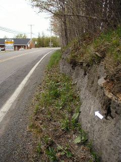 Looking northeast along Route 690.