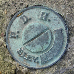 PA Dept. of Highways Elevation Mark