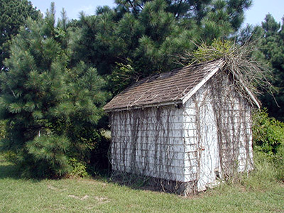 And this must be the little white building.