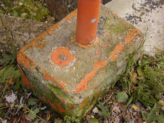 Eyelevel view of station mark and surroundings.