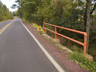 Orientation view, facing east along County Road 41.