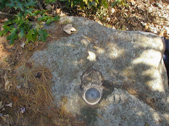 MILLER triangulation station viewed from above