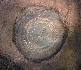NGS Reference Mark Disk MILLER RM 1