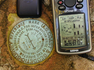 GPSr and the reference mark.
