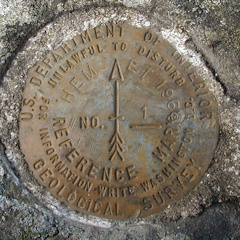 USGS Reference Mark Disk HEM ET RM 1