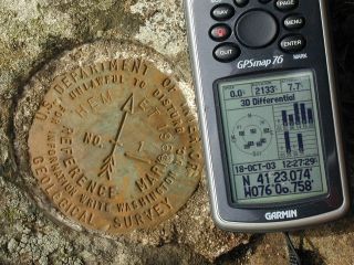 GPSr and the reference mark.