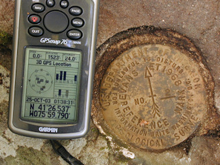 GPSr and the reference mark.