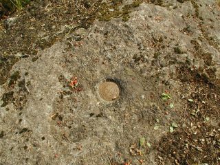 Eyelevel view of reference mark and setting.