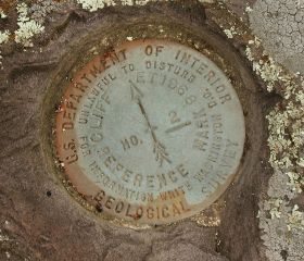 USGS Reference Mark Disk CLIFF ET RM 2