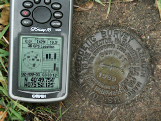 GPSr and the azimuth mark.