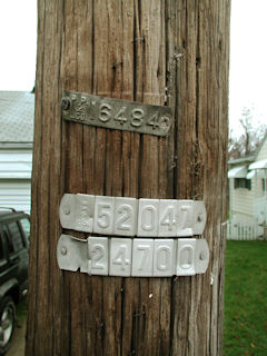 Powerpole ID numbers.