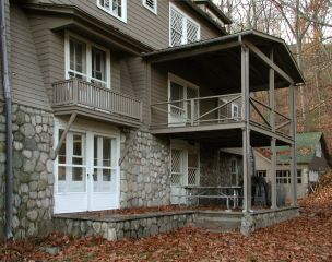 Orientation view, facing north side of house and landing.