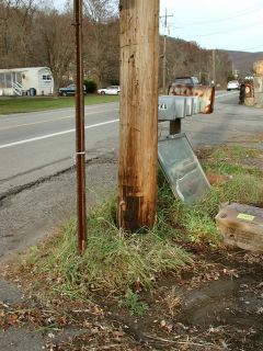 Orientation view, facing northeasterly along highway.