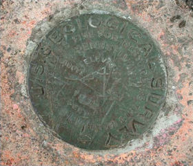 USGS Survey Mark DLW