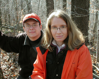 Zhanna & Aaron pausing for a lunchtime photo-op.