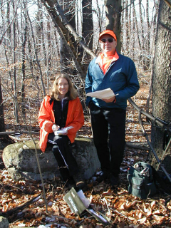 Zhanna & Rich after a satisfying hike, and lunch.