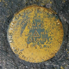 USGS Bench Mark Disk 24 JPN