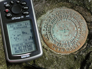 GPSr and the station mark.