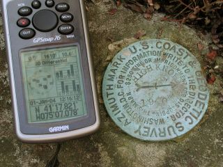 GPSr and the azimuth mark.