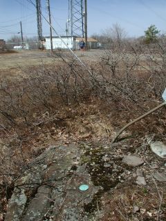 Site of HIGH KNOB RM 2? View west from station, Zhanna at presumed RM2.