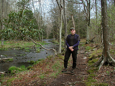 There were many stops on the trail to the cache.