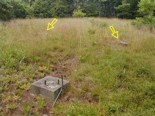 Additional view of the remains of the fire tower.