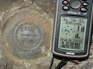 GPSr and the azimuth mark.