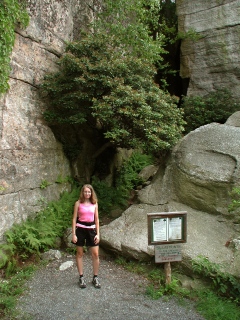 Preparing to enter “The Labyrinth.”