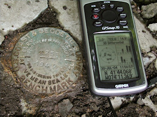 GPSr and the station mark.