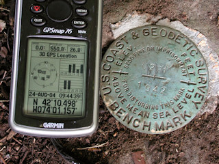 GPSr and the station mark.