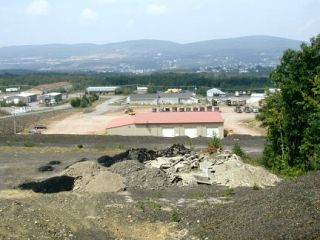 Near the site of the old Underwood Colliery.