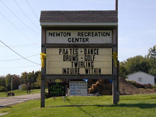 The building is currently used as a recreation center for the community.