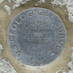 USGS Bench Mark Disk 437