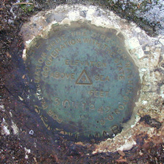 USGS Bench Mark Disk 30 M