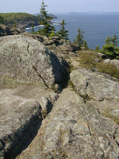 Looking N from the station mark.