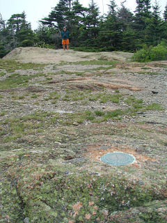 Looking NW toward the station, where Rich stands.