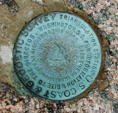 NGS Triangulation Station Disk NEWPORT