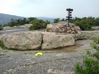 RM1 is easy to find, adjacent to this huge cairn.