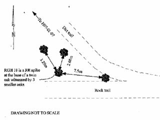 This diagram from the datasheet shows both trails visible in the previous photo. We approached on the so-called dirt trail, though both trails looked similarly rocky to me.