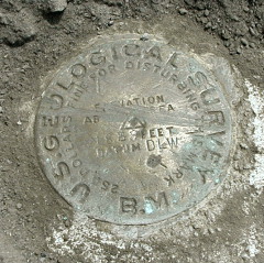 USGS Bench Mark Disk DLW 1889