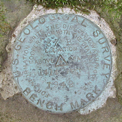 USGS Bench Mark Disk 37 B