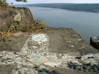 Looking N along the Hudson River.