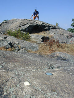 View ENE toward the station, which Rich indicates.